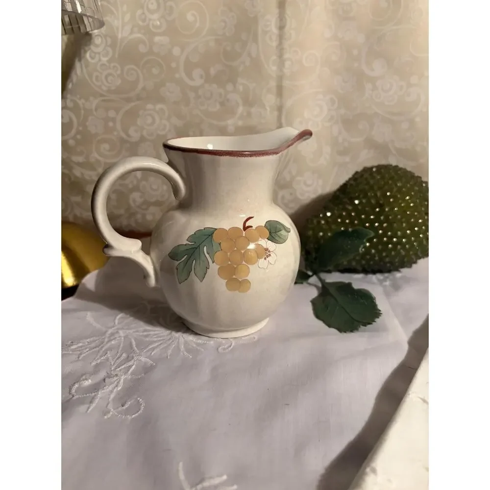 Vintage Mikasa‎ English Countryside Creamer- Fruit Panorama
